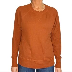 Eddie Bauer Long Sleeve Thermal Shirt Women's Small Orange